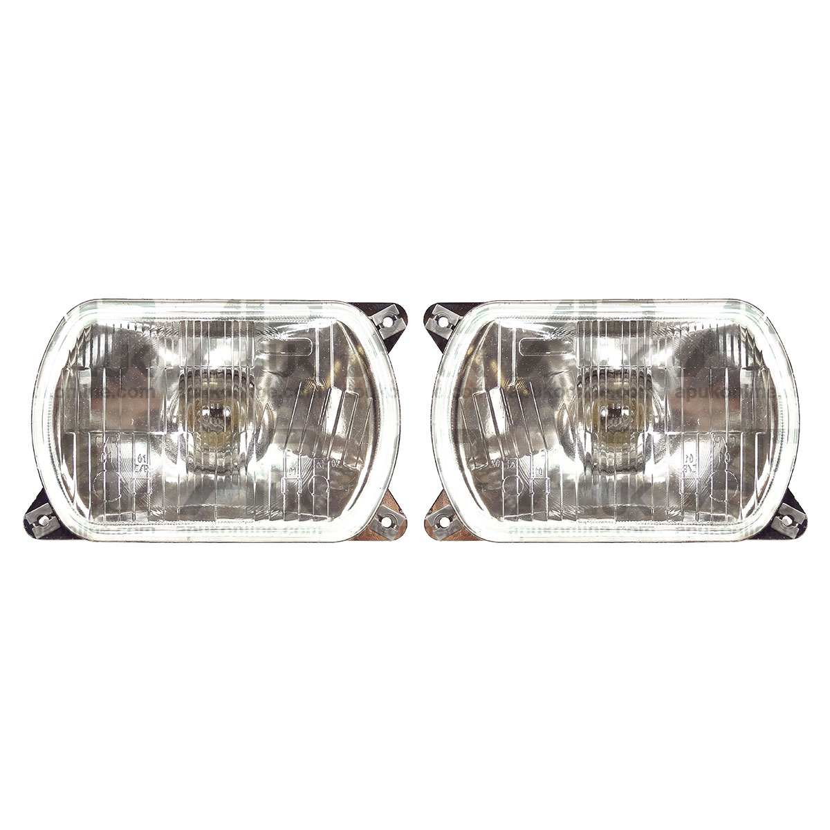PAIR Headlights Headlamps for Ford New Holland TD90D TD90DP TD95 TD95D Tractor