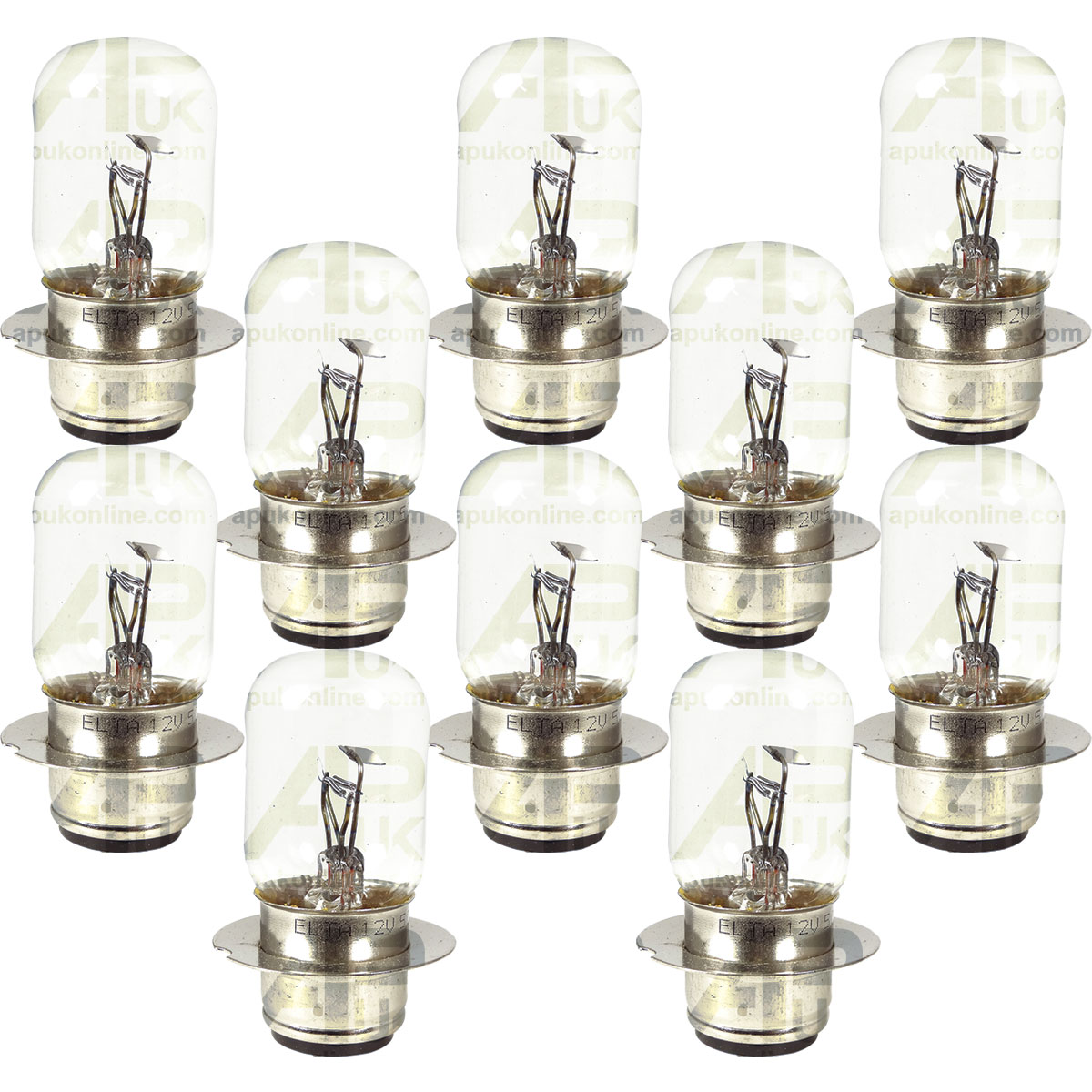10x Genuine Lucas Headlight Headlamp Bulb 12V Volt 40W Watt P36d Base BPF LLB414