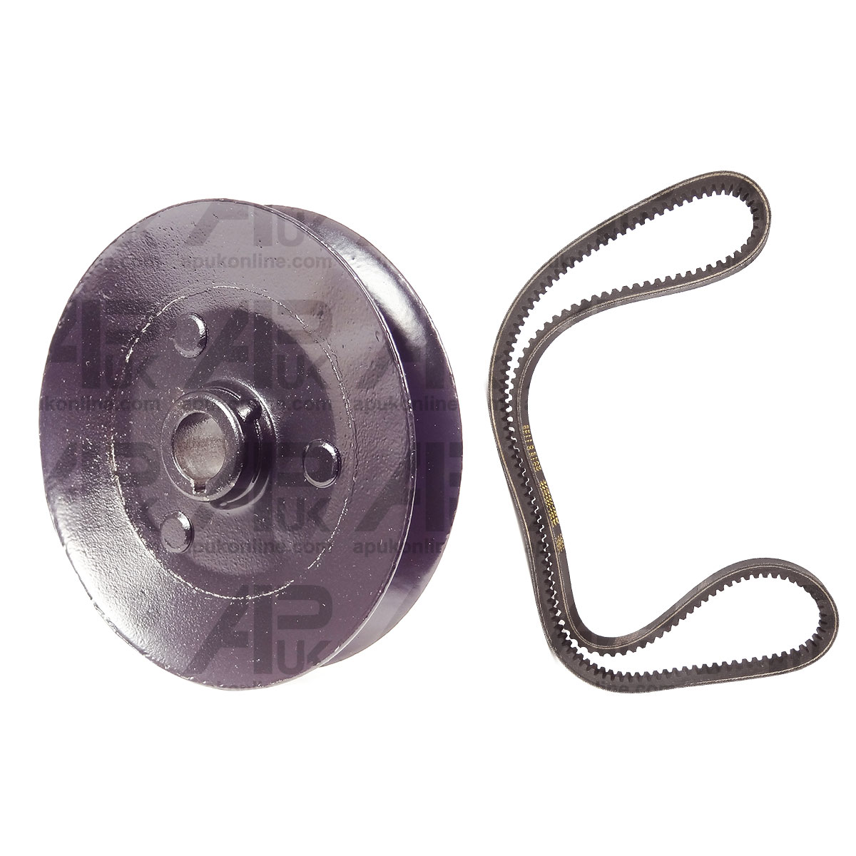 Dynamo Pulley &amp; Fanbelt Fan Belt 1142mm for Perkins A4.236 A4.248 Engine