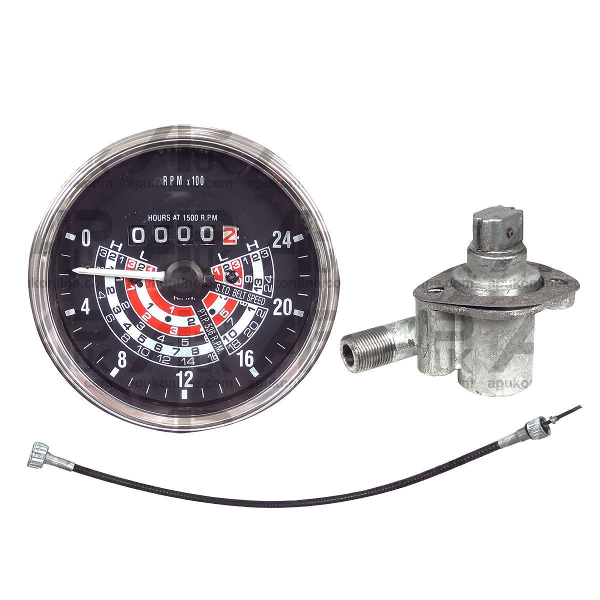 Tractormeter KPH &amp; Angle Drive Unit &amp; Rev Cable for Massey Ferguson 35X Tractor