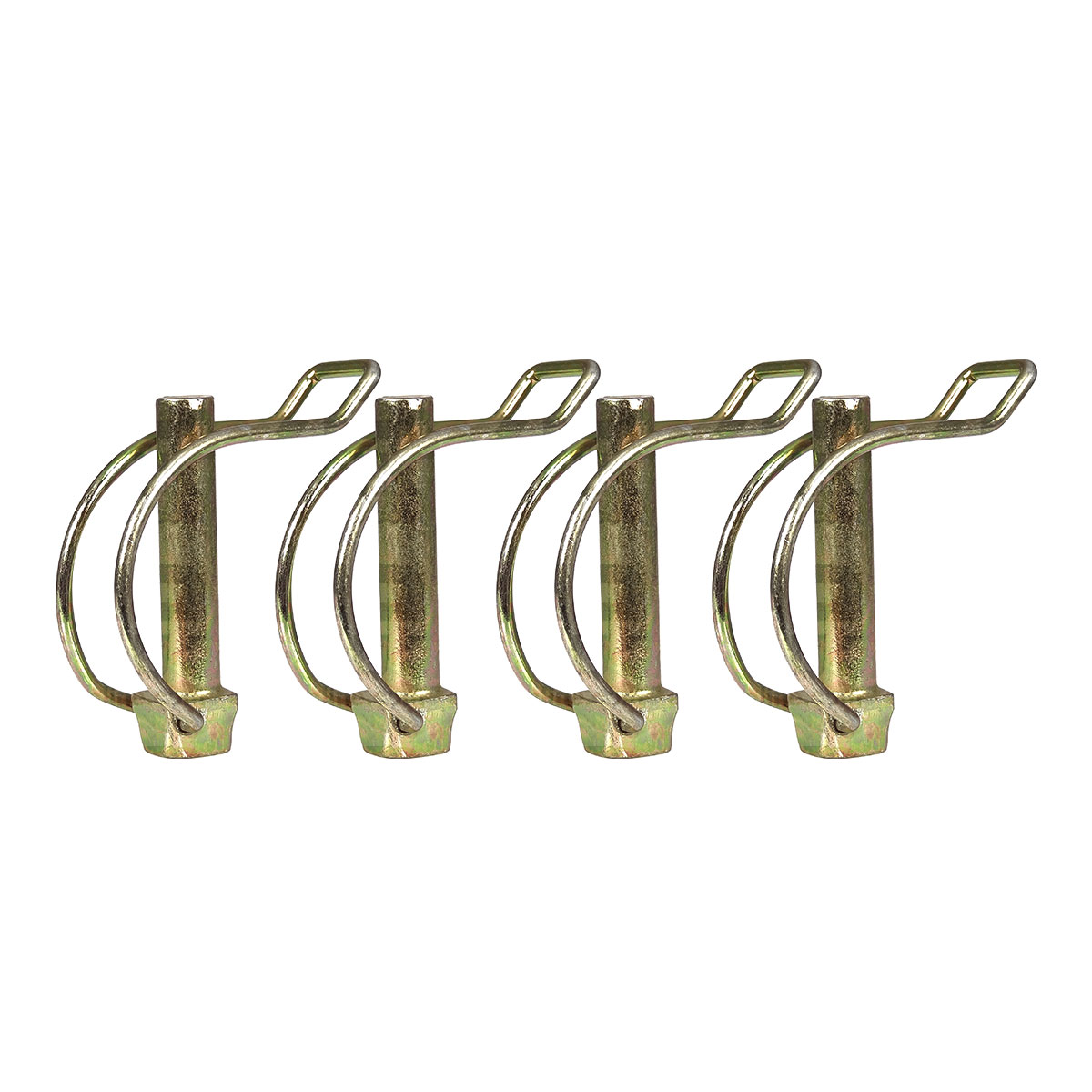 4x Pipe Tube Linch Lynch Pin 10mm x 50mm Trailer Tractor Truck Horse Box Linkage