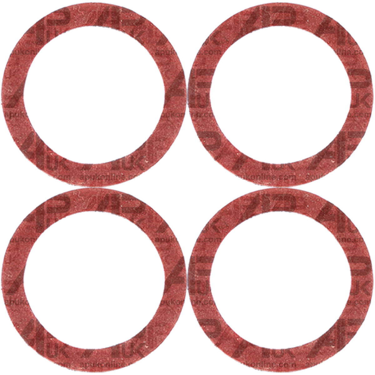4x Bowl Type Fuel Tap Gasket Fibre Washer for Massey Ferguson TE20 TED Tractor
