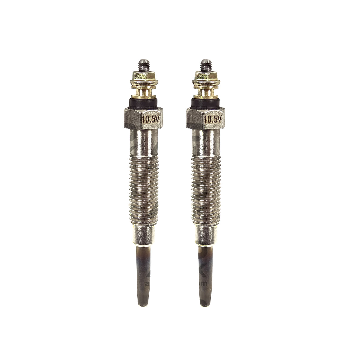 2x Diesel Heater Glow Plug 10.5V 2 Cylinder for Iseki TX1300 TX1500 Tractor