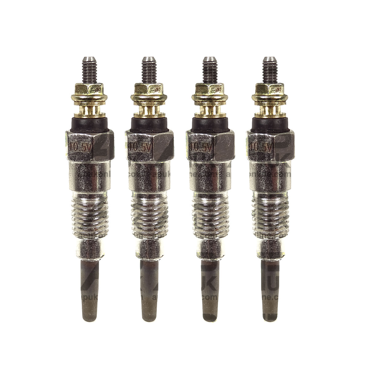 4x Heater Glow Plug for Kubota B1902 B4200 B5001 B5100 B5200 B6001 B6100 Tractor