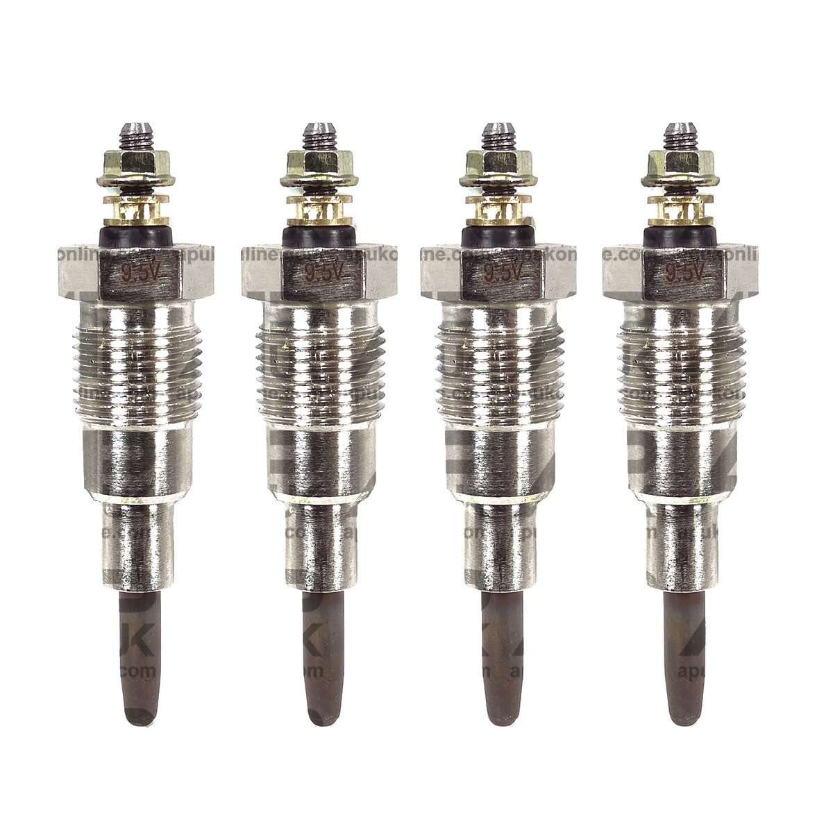 4x Diesel Heater Glow Plug 9.5V for Deutz-Fahr D2505 D3005 D4005 D4505 Tractor