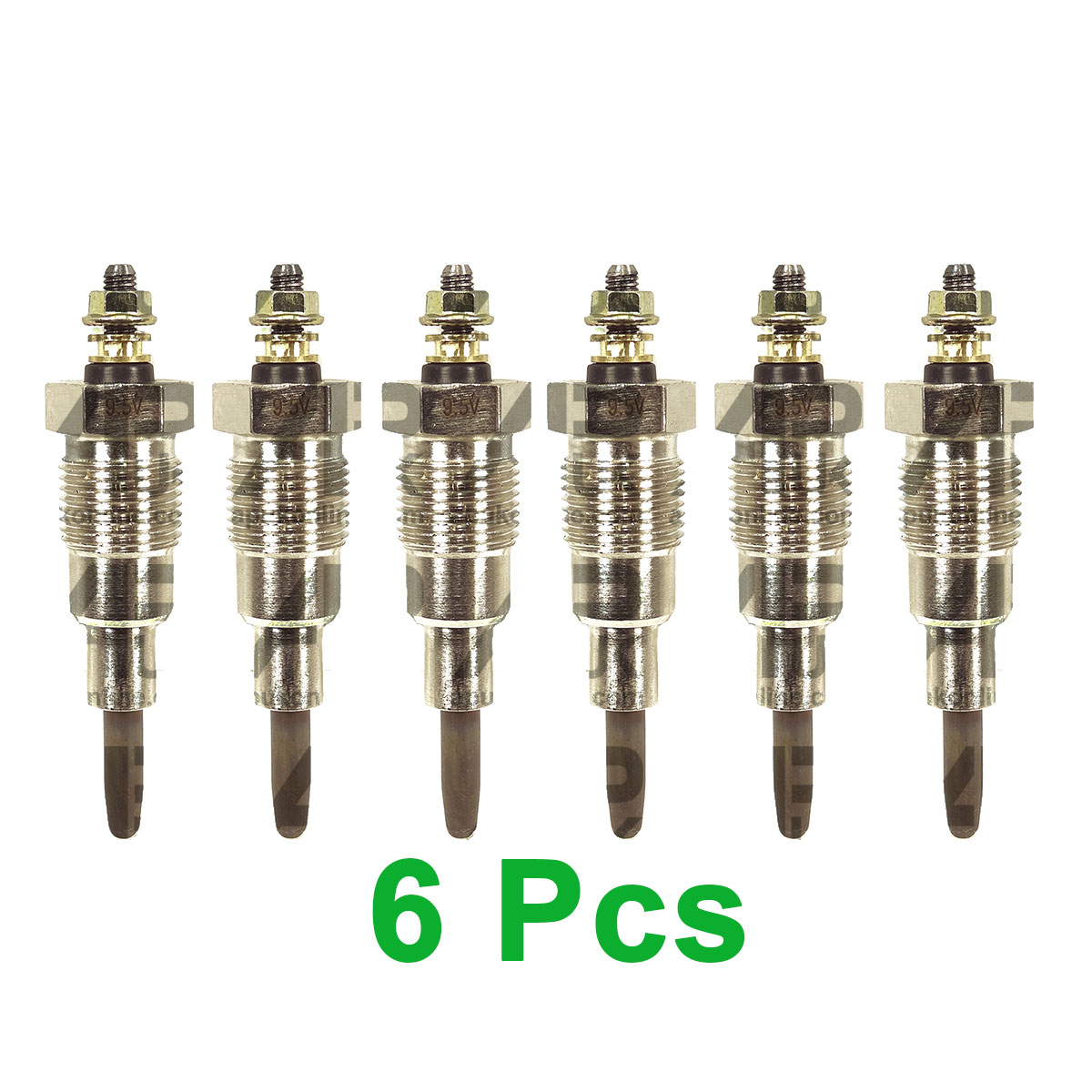 6x Diesel Heater Glow Plug 9.5V for Deutz-Fahr D2505 D3005 D4005 D4505 Tractor