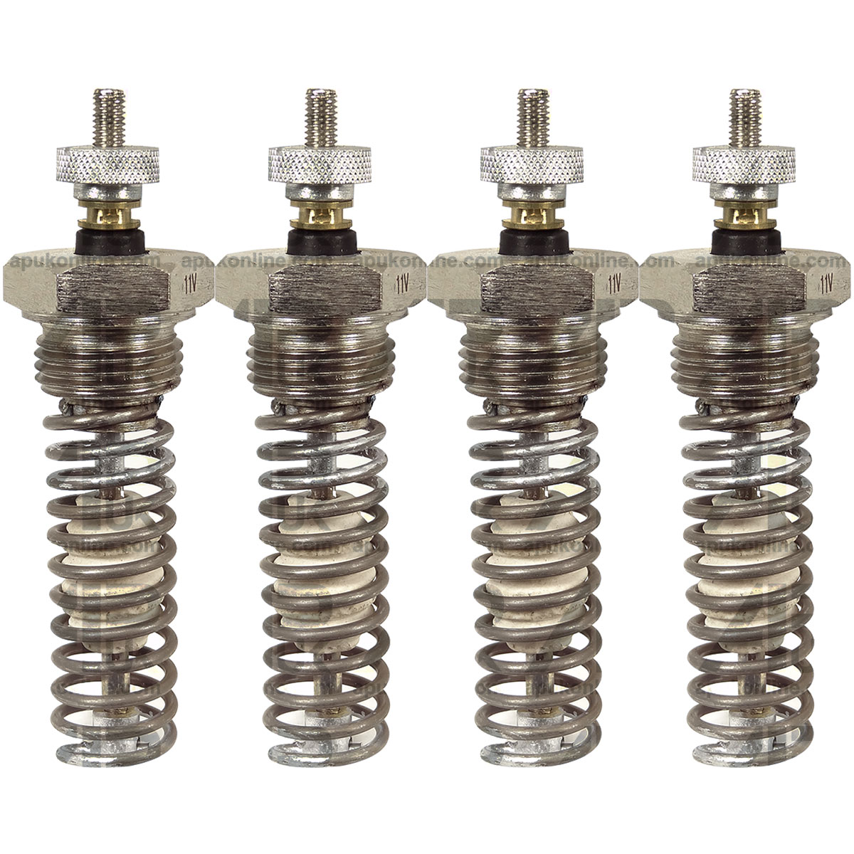 4x 11V Heater Glow Plug for John Deere 2855N 3200 3210 3300 3310 3400 Tractor