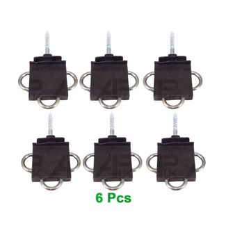 6x Three way connecting insulator for gate