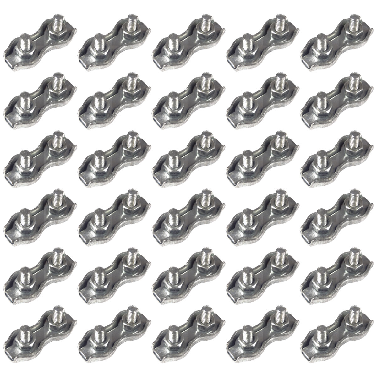 30x Metal Electric Fence Poly Wire Rope Cord Joiner connector Connection 3mm