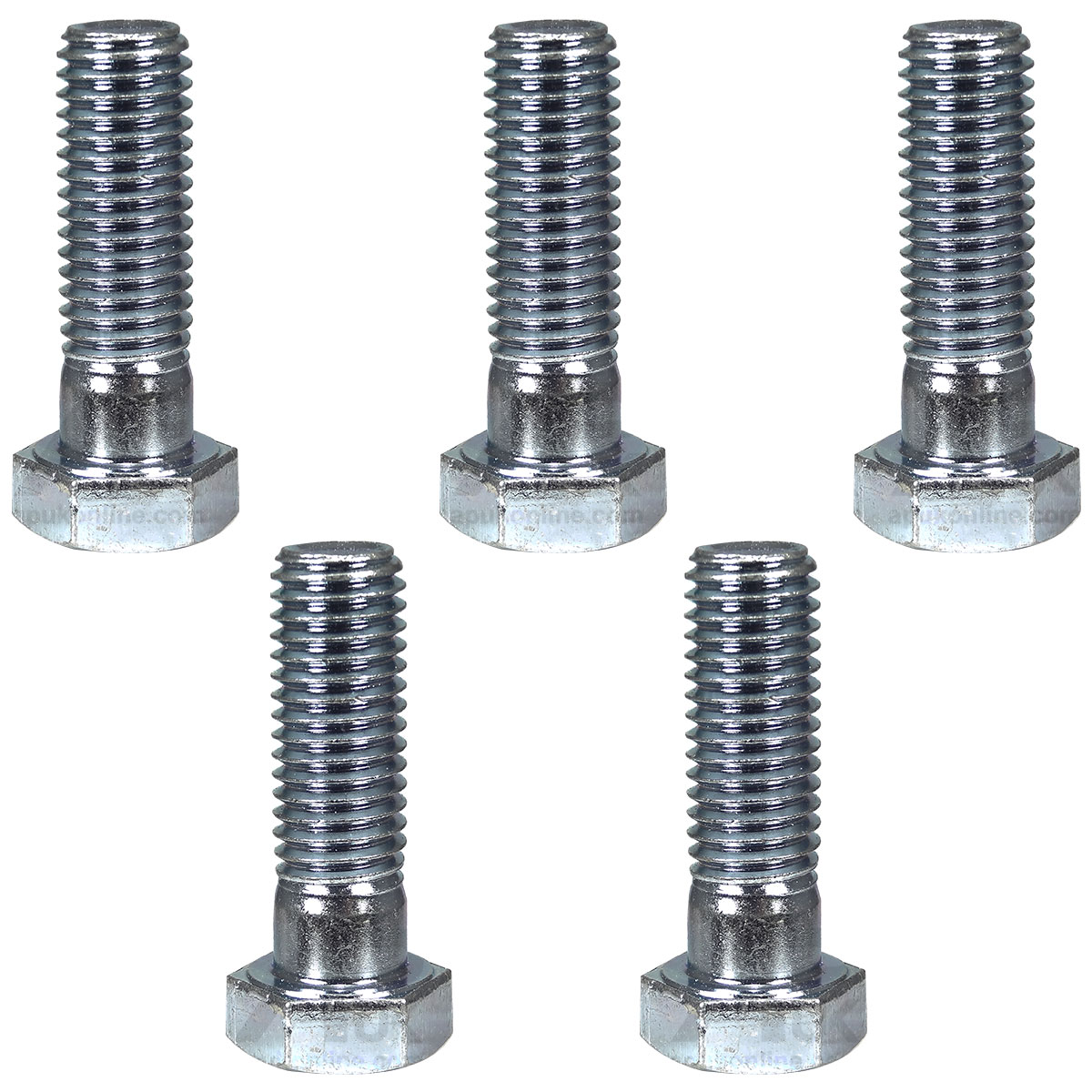 5x Imperial HEX Head Screw Threaded Bolt 5/8&quot; x 2&quot; UNC 8.8 High Tensile