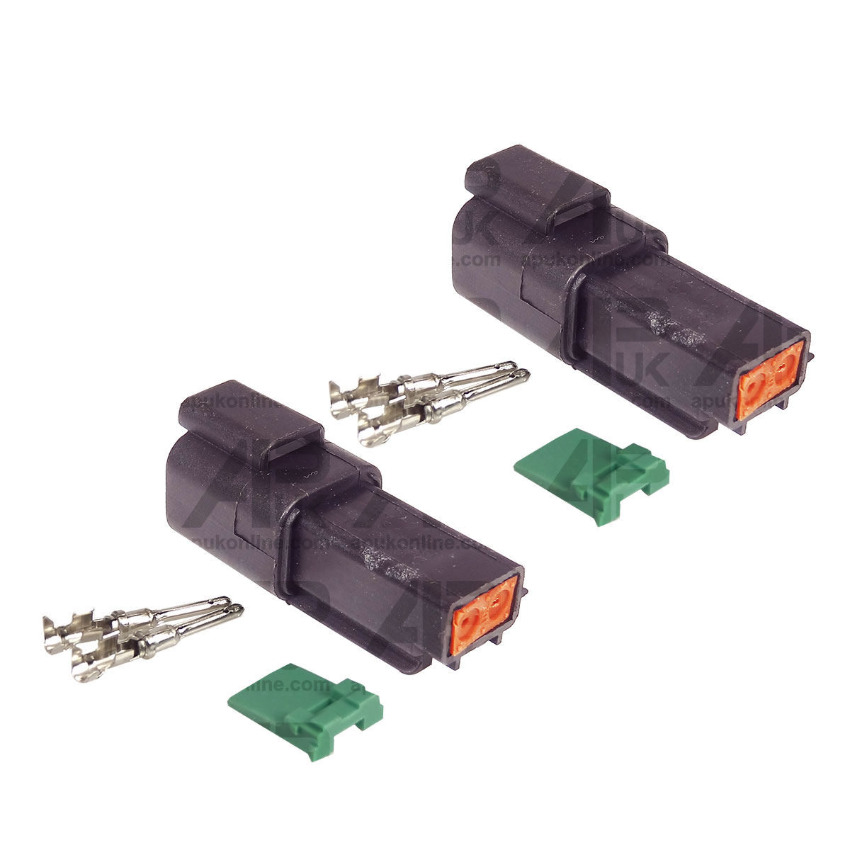 2x&#x20;Universal&#x20;Working&#x20;Light&#x20;Wiring&#x20;Harness&#x20;Work&#x20;Lamp&#x20;2&#x20;way&#x20;Pin&#x20;Female&#x20;Plug&#x20;Socket