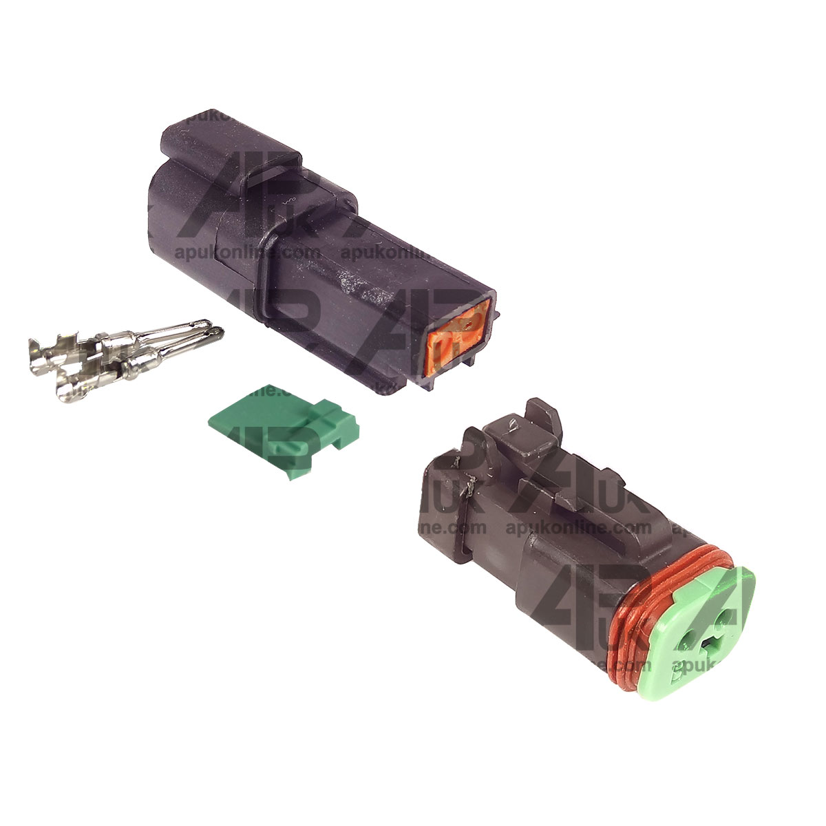 Deutsch DT 04-2P Working Light 2 way Pin Male Female Plug Socket Connector