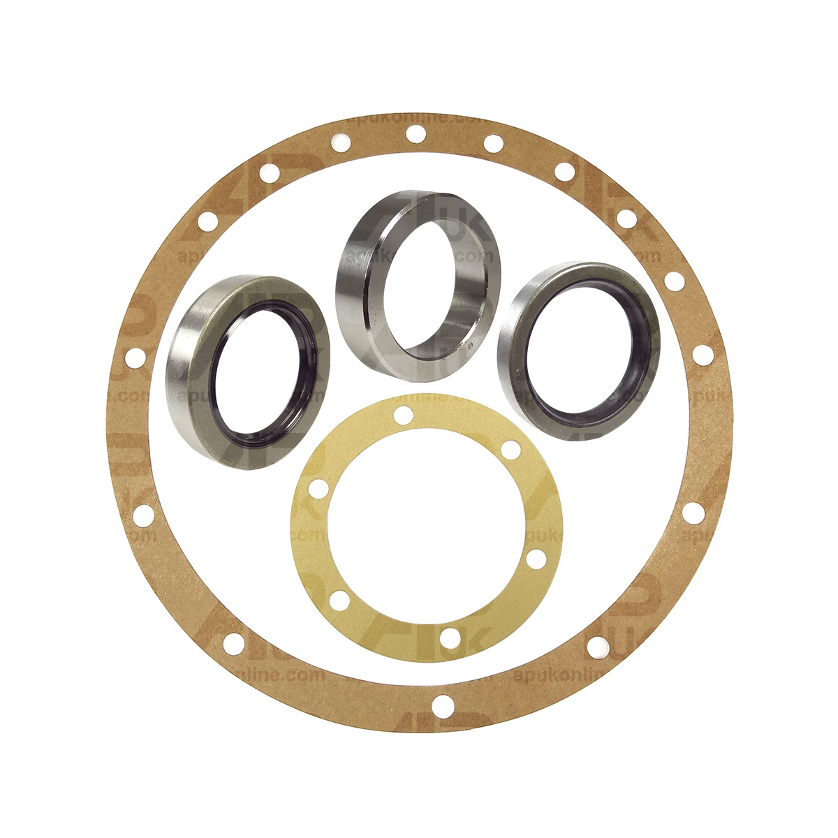 Rear Wheel Axle Seal Collar Repair Kit &amp; Gasket for Ferguson TE20 TEA20 Tractor