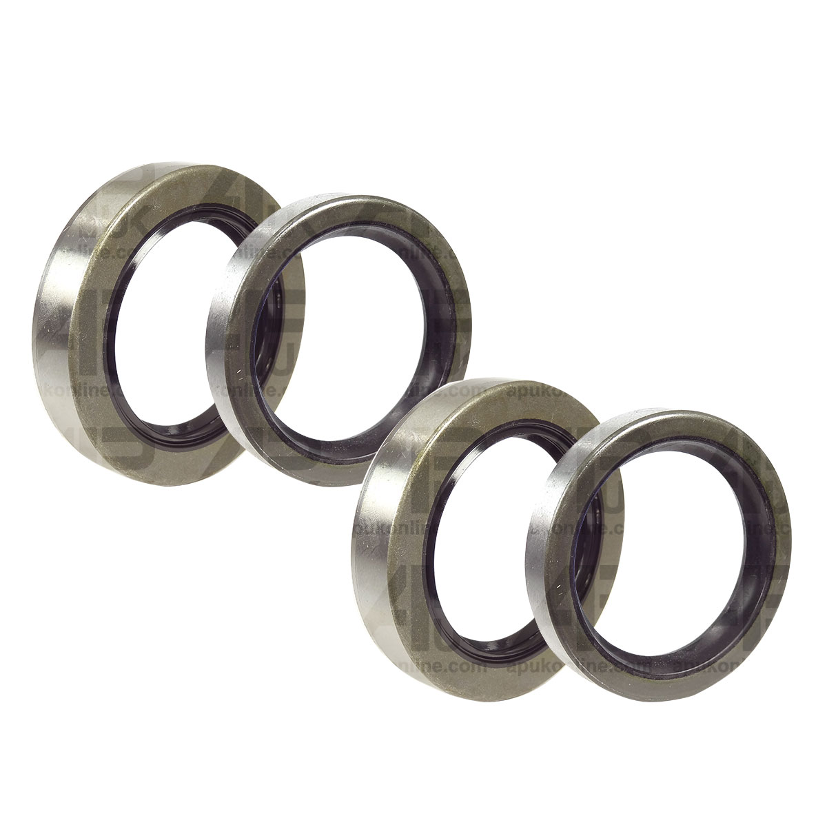 2x Inner &amp; Outer Halfshaft Axle Oil Seal Kit for MasseyFerguson TEA TED Tractor