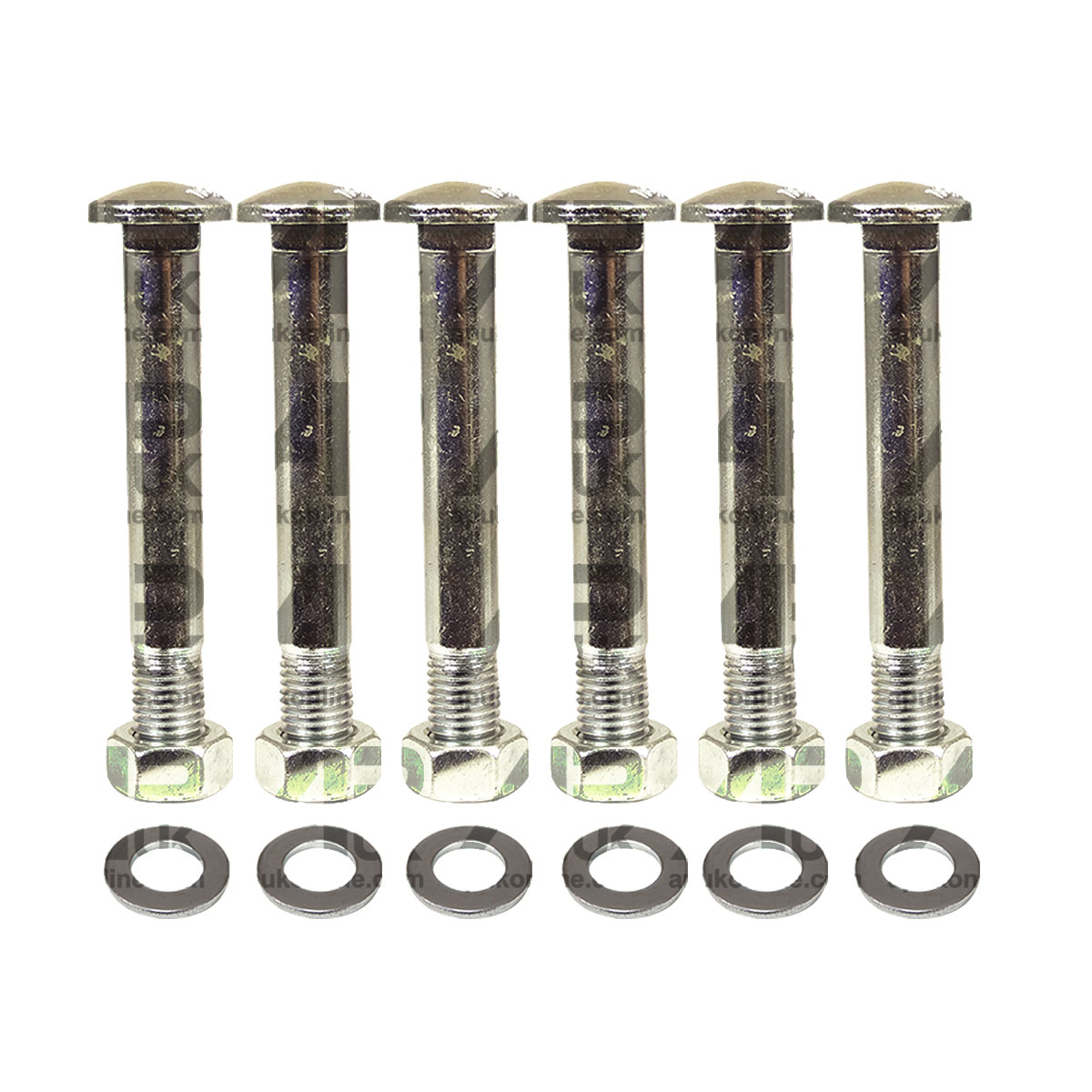 6x Rear Wheel Rim Disc Bolt Nut for Massey Ferguson 240 250 253 265 340 Tractor
