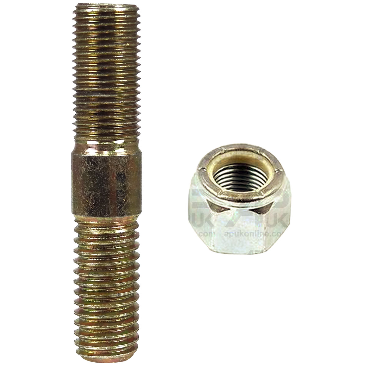 PTO Rear Axle Housing Centre Stud &amp; Nut for Massey Ferguson 675 690 698 Tractor