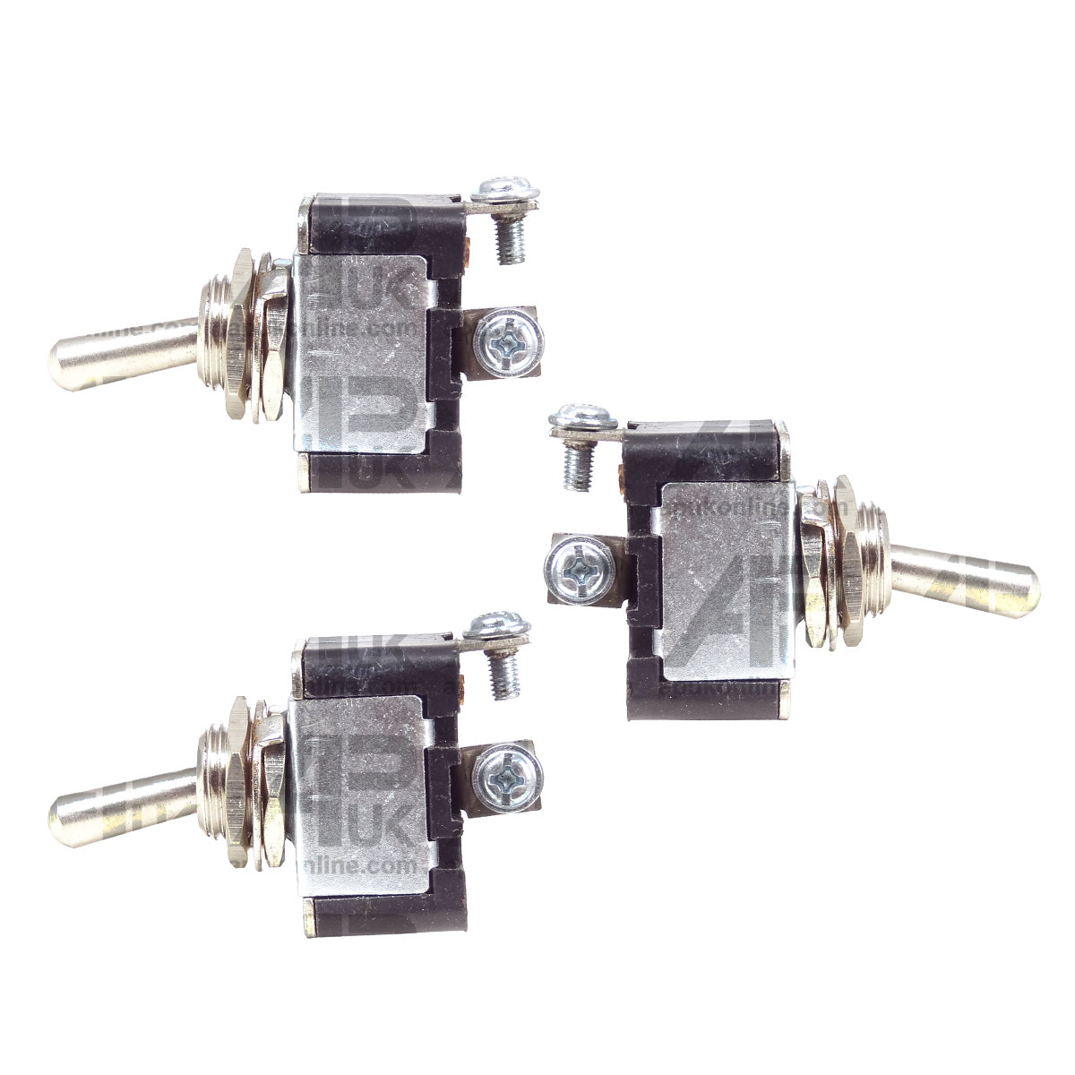 3x Metal Toggle Flick Switch ON/OFF for John Deere Massey Ferguson Ford Tractor