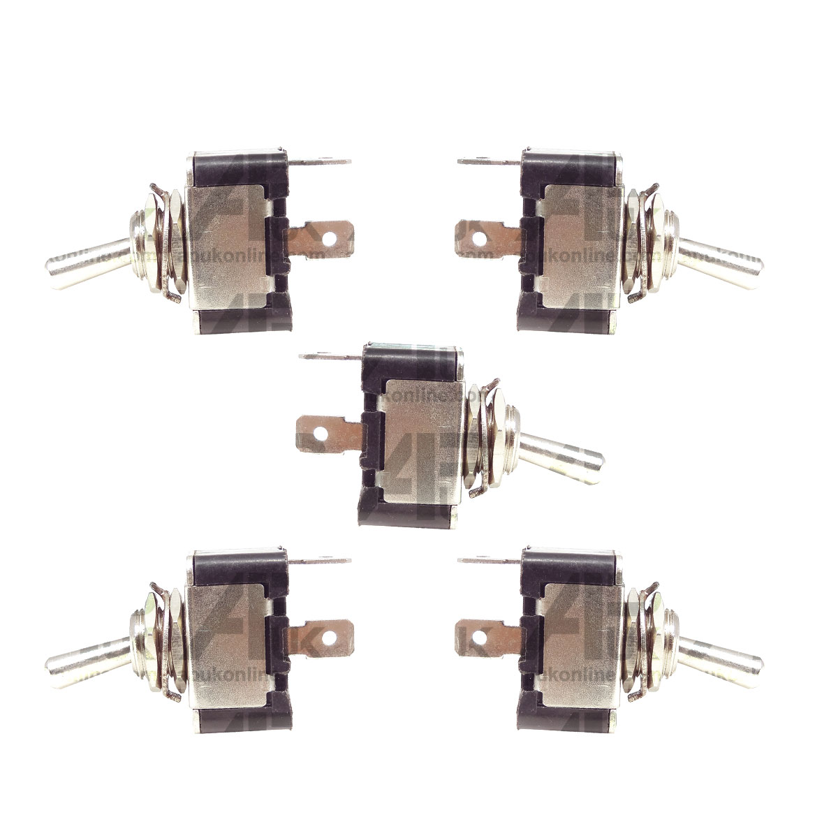 5x Metal Toggle Flick Switch ON/OFF for John Deere Massey Ferguson Ford Tractor