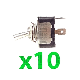 10x Toggle Switch (On Off) Spade Ter