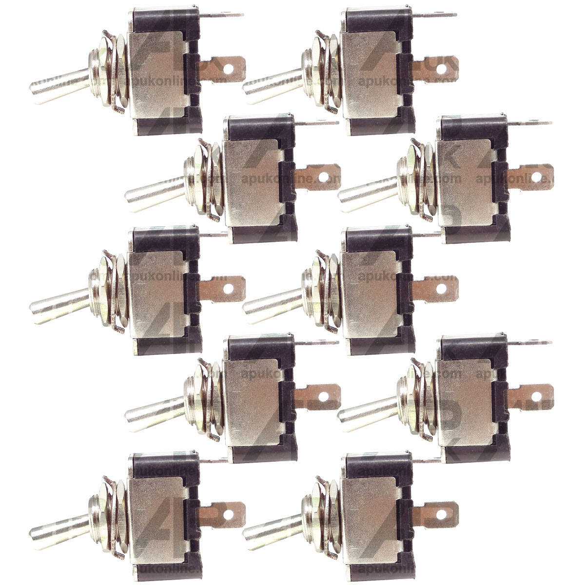 10x Flip Flick Switch Spade Terminal for John Deere Massey Ferguson Ford Tractor