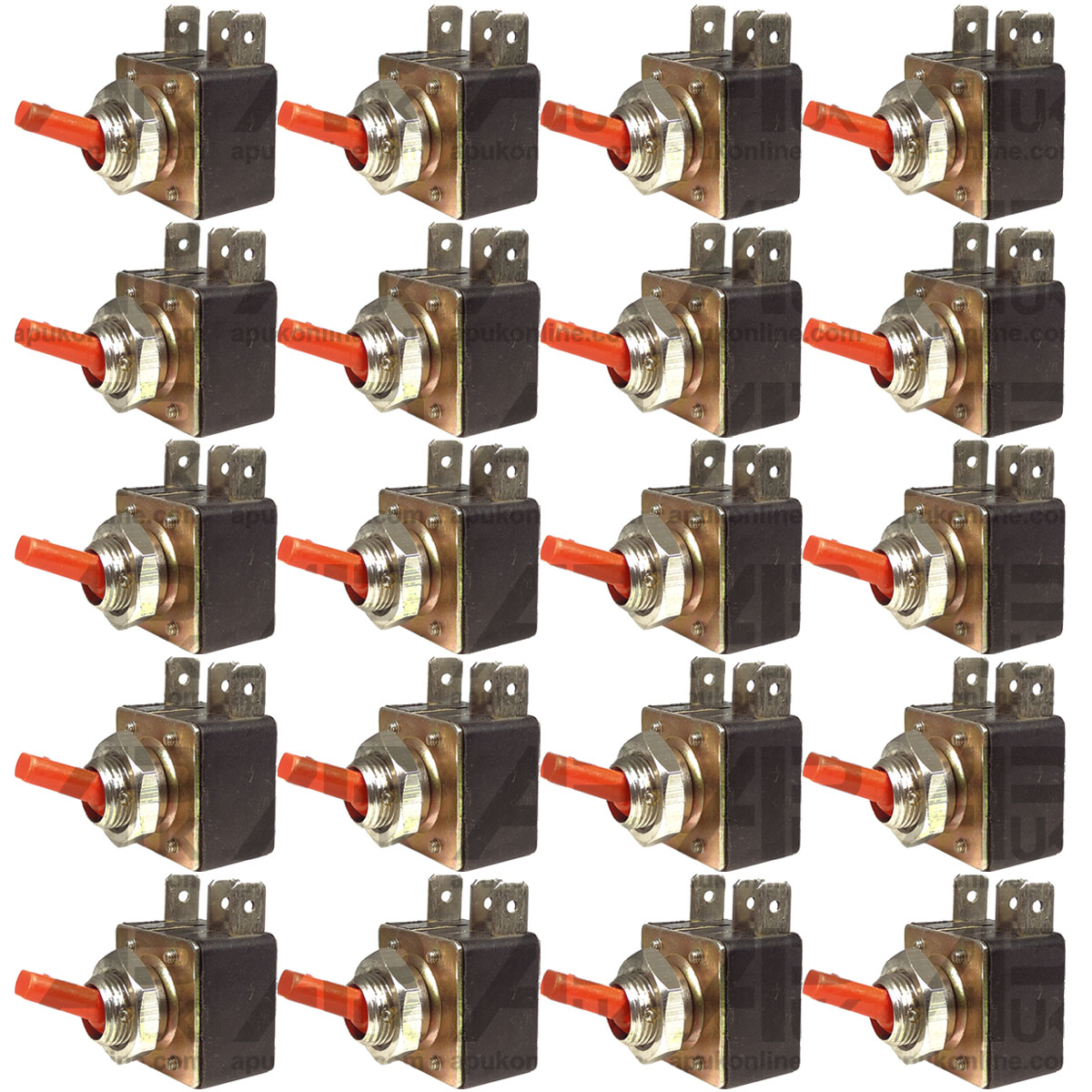 20x Red Hazard Warning Light Switch Toggle for Case IH Ford John Deere Tractor