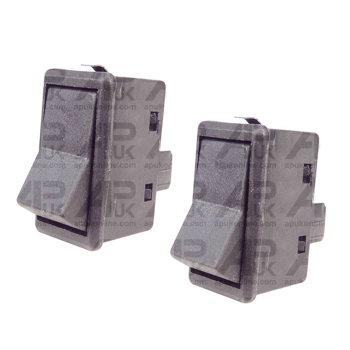 2x Universal Tractor Trailer Lorry Truck Blank Rocker Switch ON/OFF Dash Light