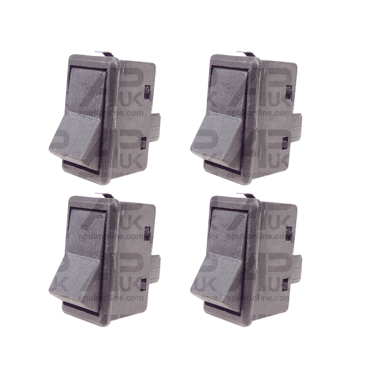 4x Blank Rocker Flick Switch ON/OFF for Case IH Ford John Deere Tractor 2 Spade