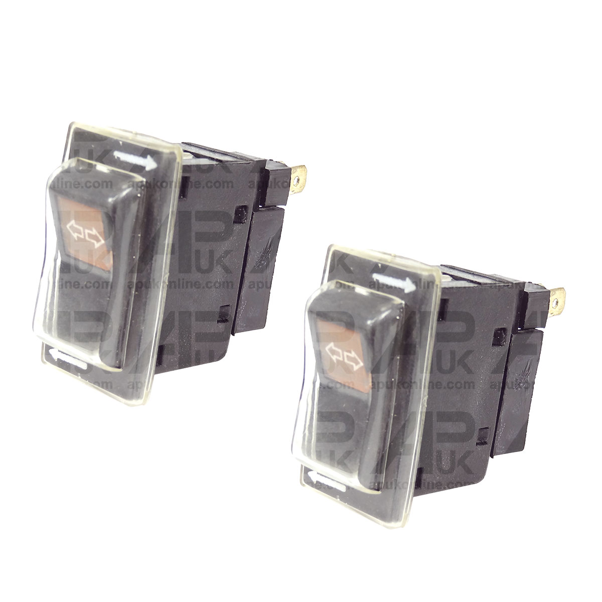 2x Indicator Rocker Switch for JCB Dumper Mini Digger Excavator Plant Forklift