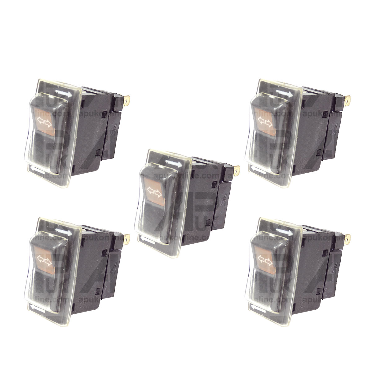 5x Tractor Lorry Truck Indicator Piano Rocker Button Switch Dash | APUK ...