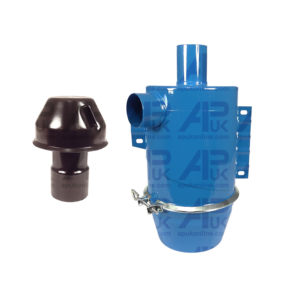 Oil Bath Air pre Cleaner &amp; Cap Hat Filter for Ford 531 4600 5600 Tractor