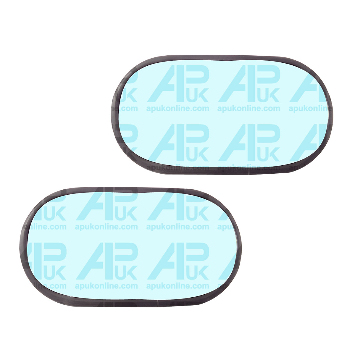 2 Hitch Blind spot Trailer Oval Mirror Head for Fordson Ford New Holland Tractor