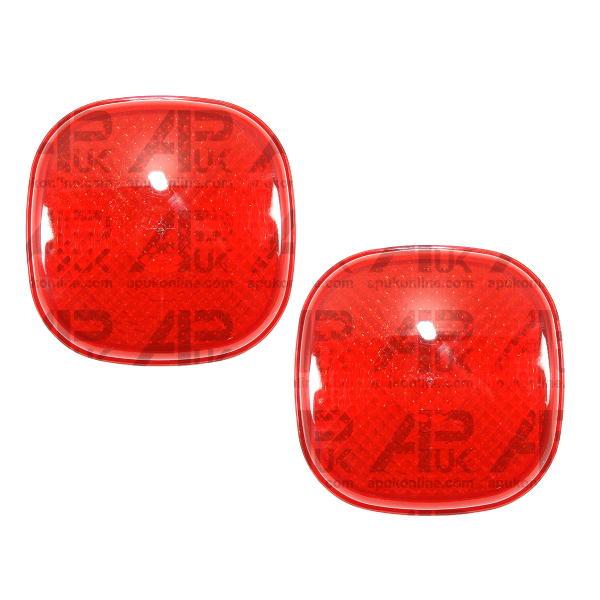 2x Rear RED Light Stop Tail Light Lamp Lens for JCB Wheeled Loadall Telehandler