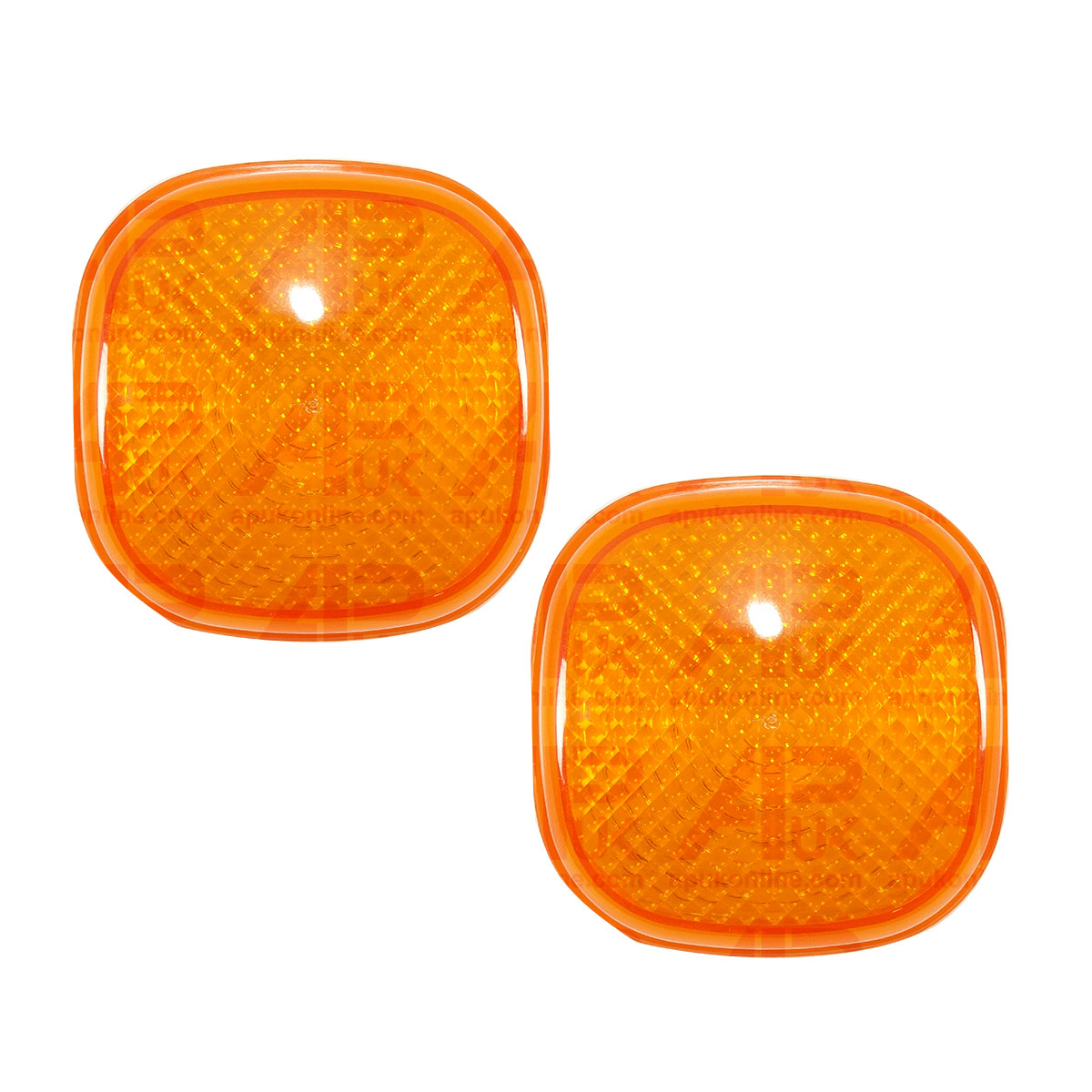2x Rear Amber Indicator Tail Light Lamp Lens for JCB 532-120 535-95 Telehandler