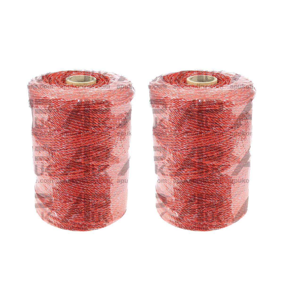 2 250mx 2.5mm Electric Fence Poly Wire Polywire RED Sheep Goat Fencing Energizer