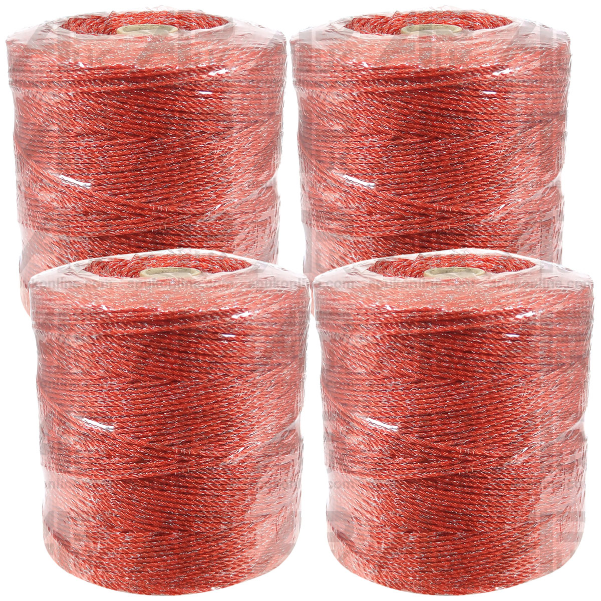 4x Electric Fence Fencing Poly Wire 500m 2.5mm 6x 0.15 Conductor Farm Fencing
