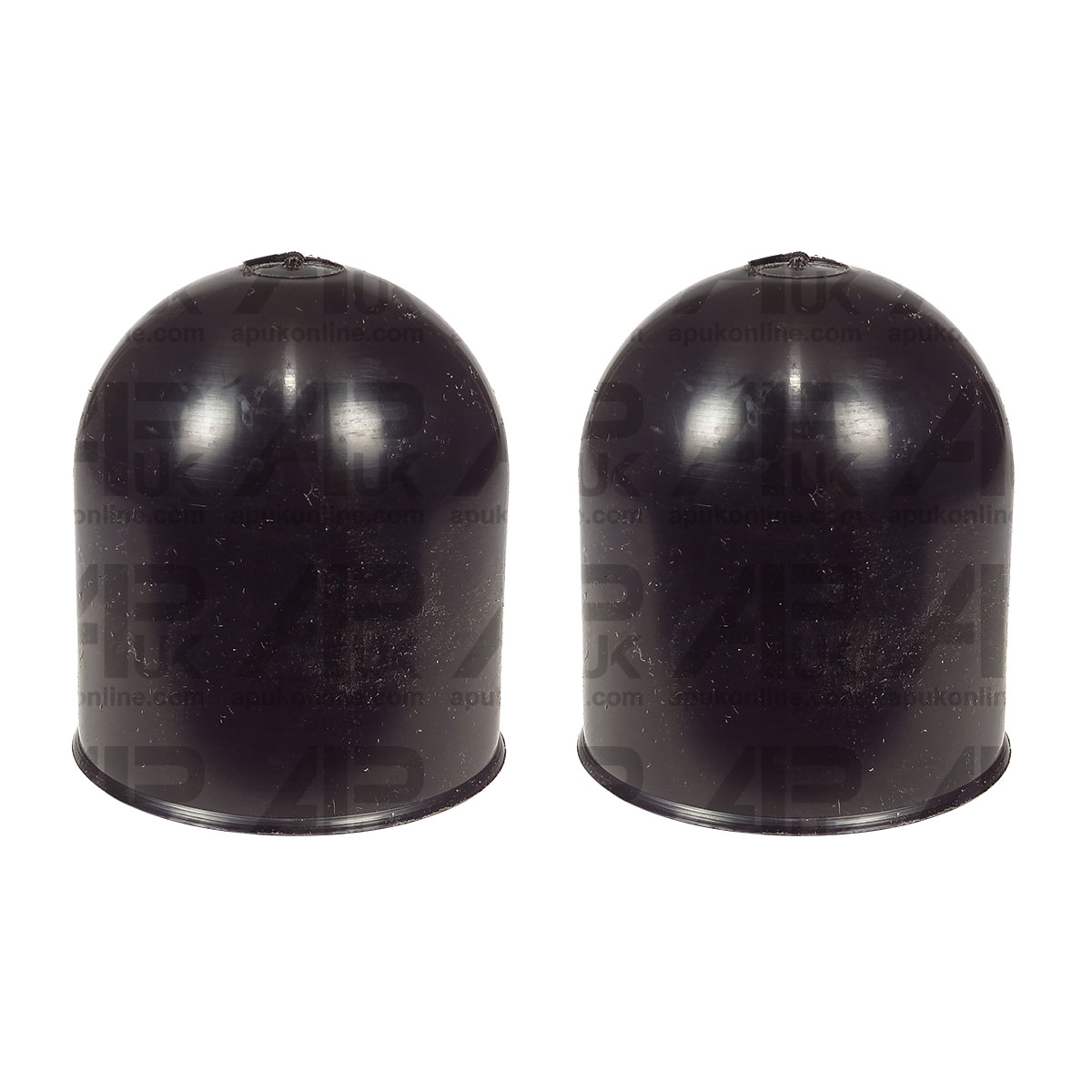 2x Universal 50mm Plastic Tow Bar Ball Cover Towing Hitch Cap Tractor Trailer