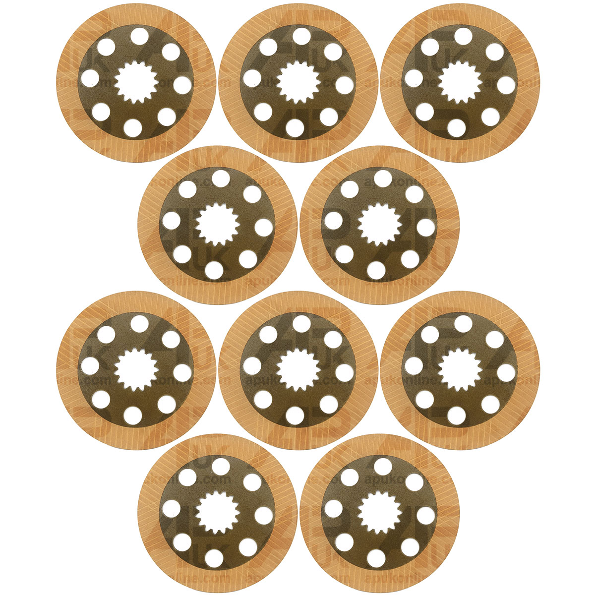 10x Brake Friction Disc Plate for JCB 530-70 530-95 530-110 530-120 Telehandler