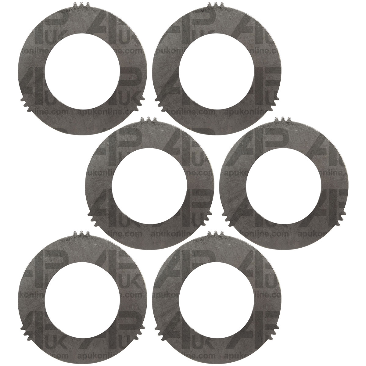 6x Intermediate Brake Disc Counter Plate for JCB 520 520-55 525-50 Telehandler