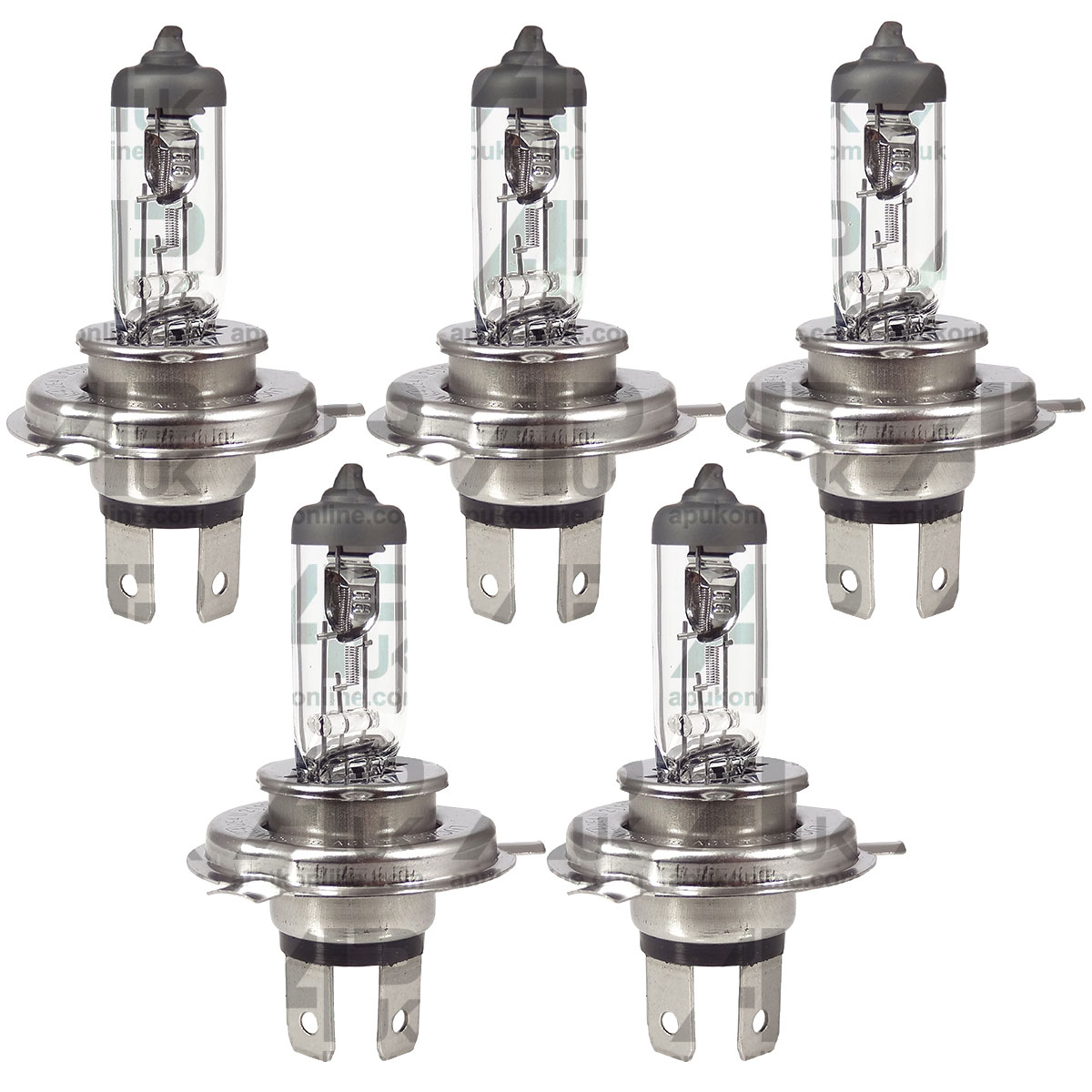 5x Genuine Lucas Headlight Headlamp Bulb 12V Volt 55W Watt P43T Base LLB472
