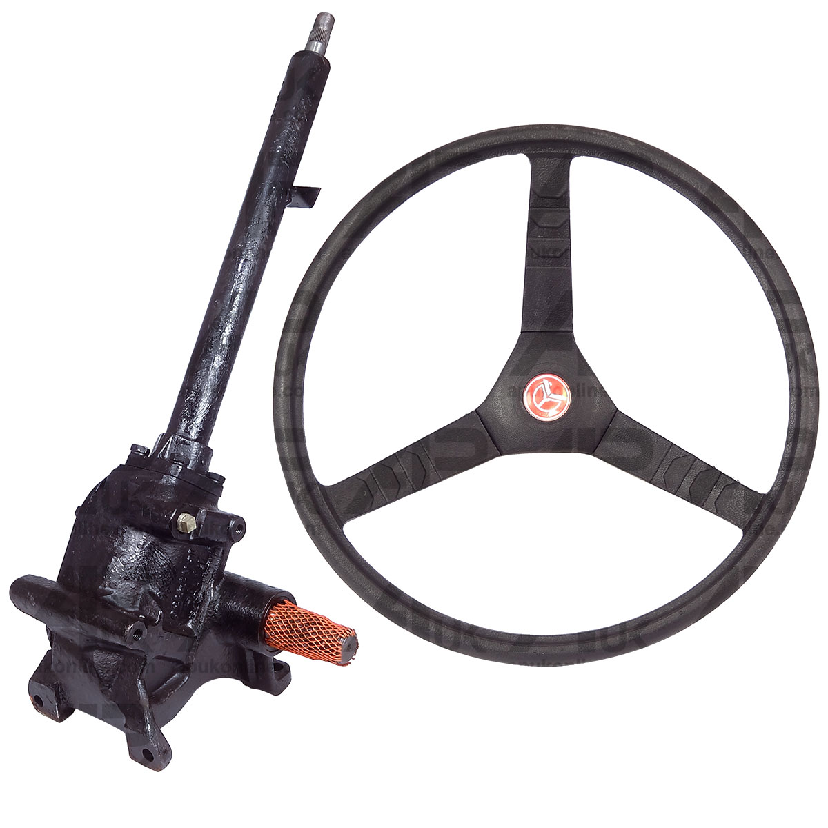 Steering Box Assembly &amp; Steering Wheel Kit for Massey Ferguson 165 265 Tractor