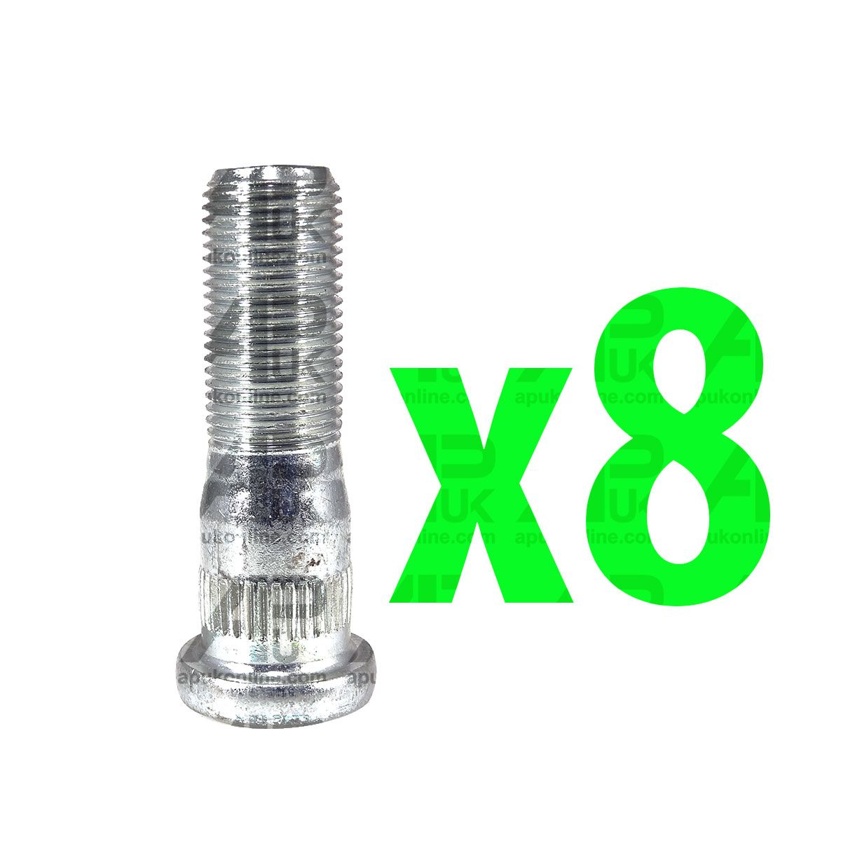 8x Rear Wheel Stud 5/8&quot; UNF for Ford 3910 4000 4110 4600 4610 Tractor