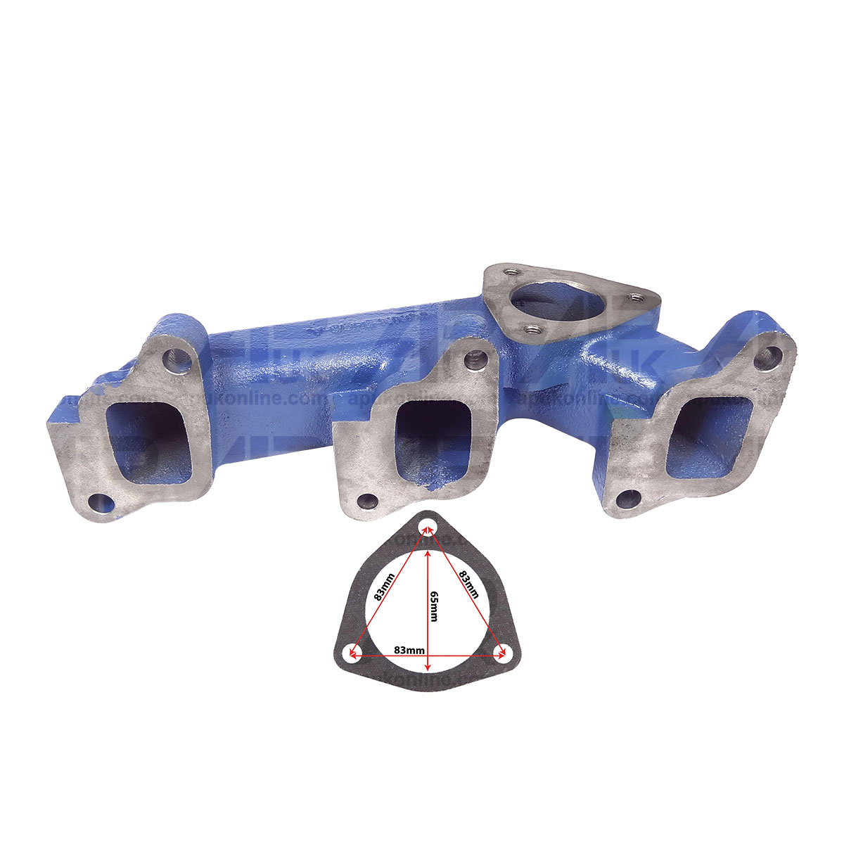 Exhaust Manifold &amp; Elbow Gasket for Ford New Holland 2310 2600 2610 2810 Tractor