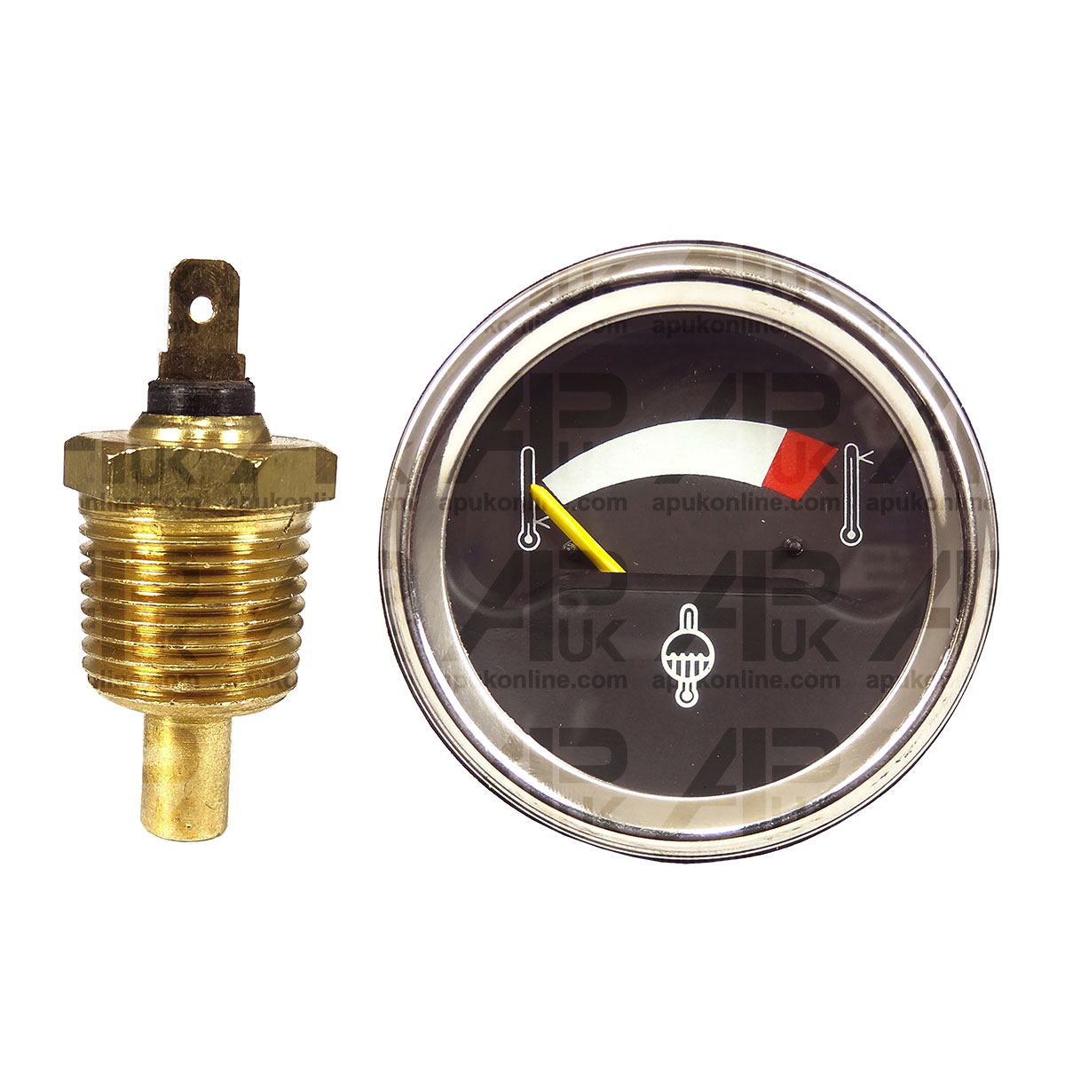 Water Temperature Sender Switch &amp; Gauge for Case International 484 485 Tractor