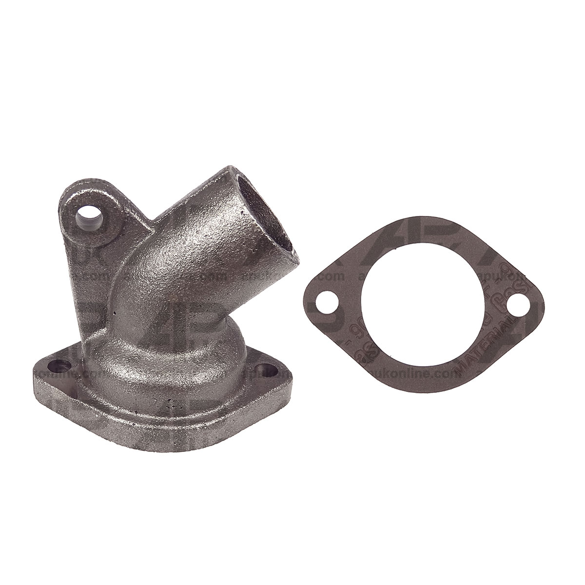 Thermostat Housing Elbow &amp; Gasket for Massey Ferguson TE20 TEA20 TED20 Tractor