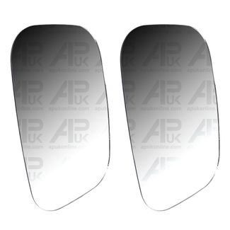 2 x Britax Rectangular Mirror Glass Convex, 314 x 224mm, RH & LH