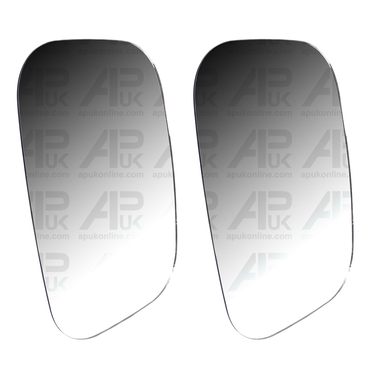 2x Genuine Britax Mirror Glass for Ford New Holland 8260 8360 8560 8670 Tractor