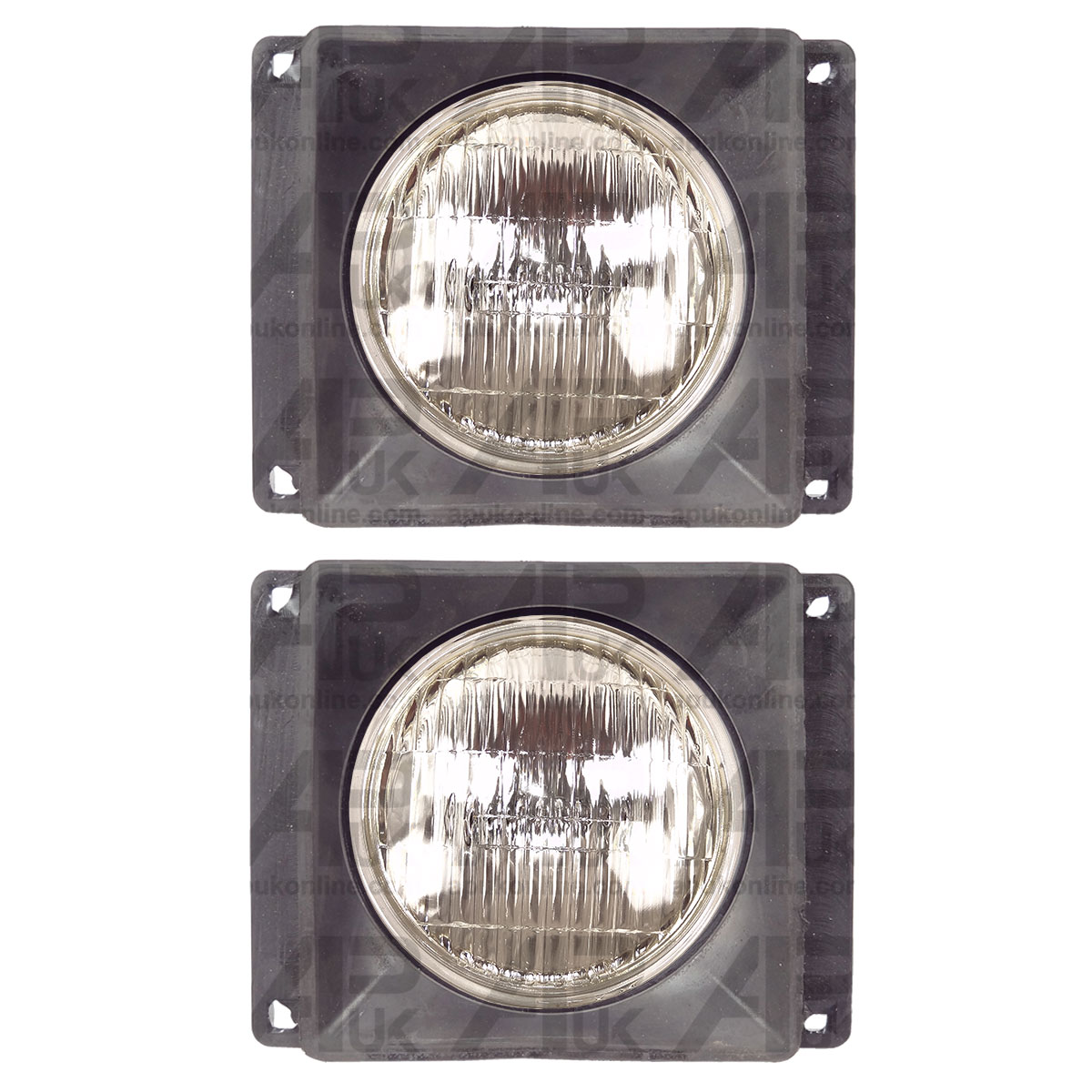 2x Headlight Sealed 4 1/2&quot; &amp; Rubber for Case International IH 276 354 Tractor