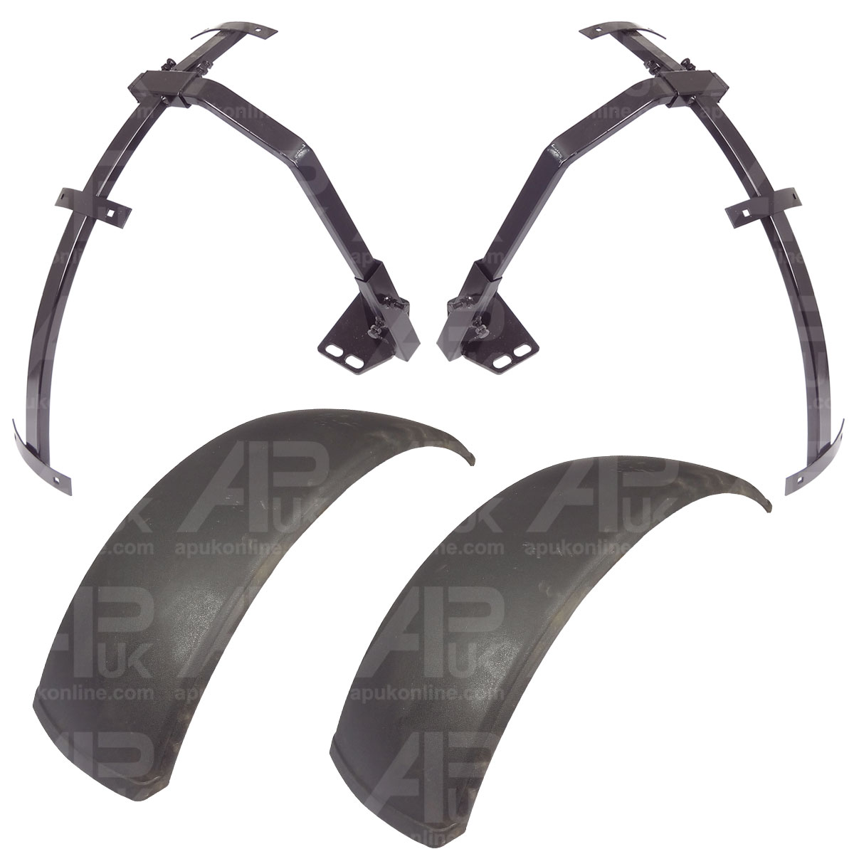 Front Mudguard Mounting Bracket &amp; Fenders Flap 310mm for David Brown Tractor