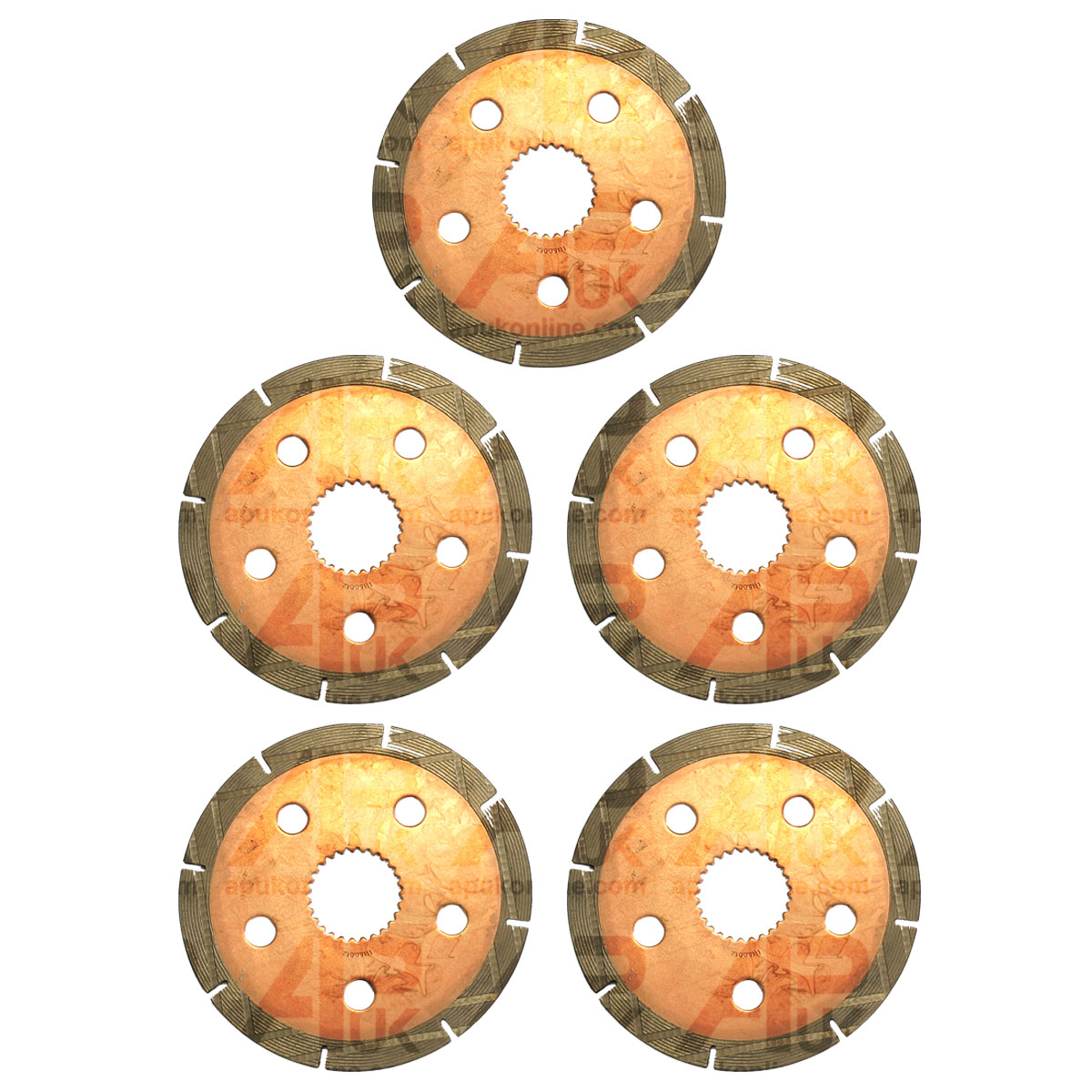5x Brake Friction Disc Wet Type 27Z for Landini 5830 6030 7830 9550 Tractor