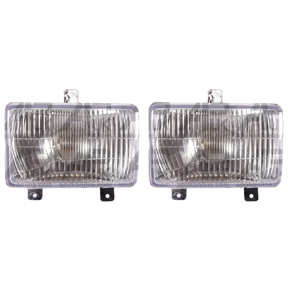 Pair Headlights Headlamps for Massey Ferguson 8210 8220 8240 8250 8260 Tractor